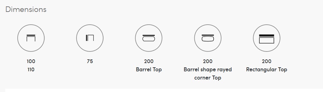 Table By Size